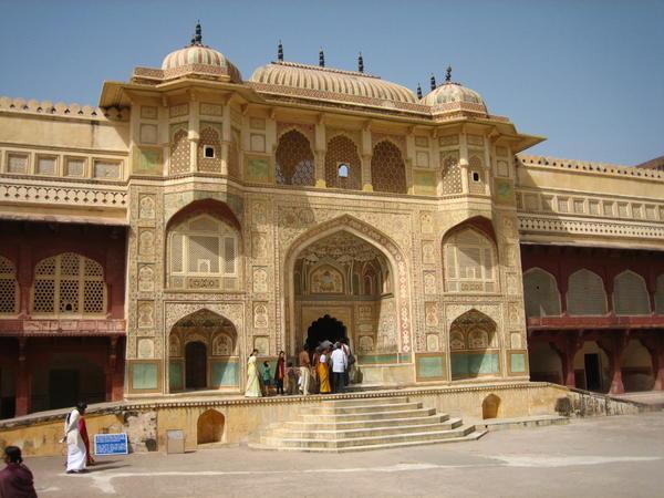 Entrance to Amber Fort...