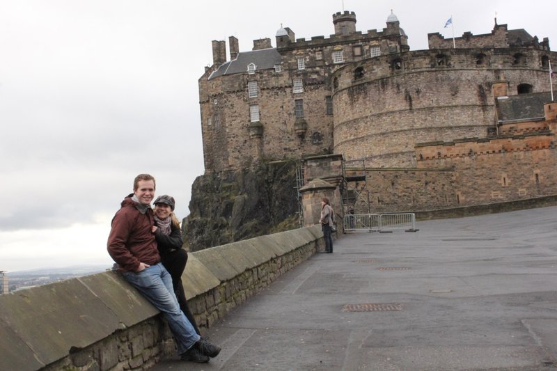On the Esplanade in Front of Edinburgh Castle