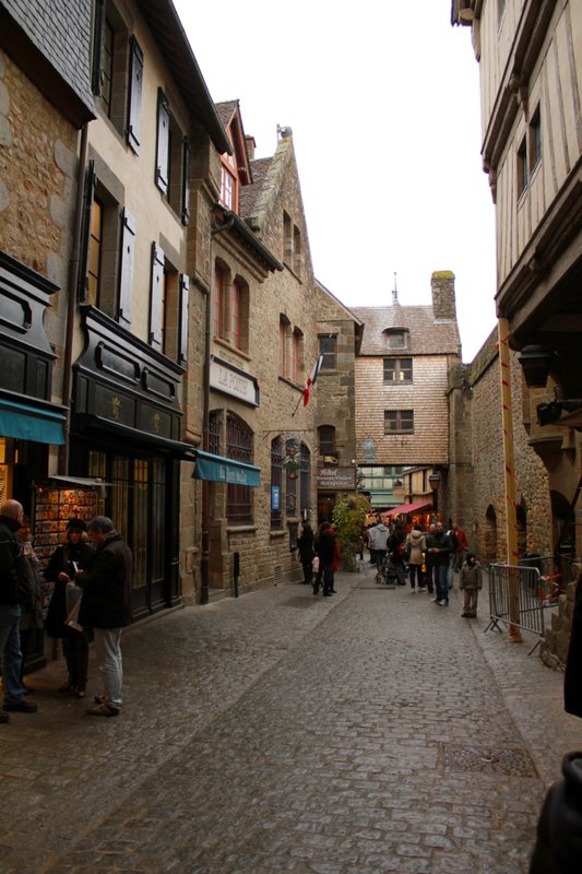 The Streets of Mont Saint Michel