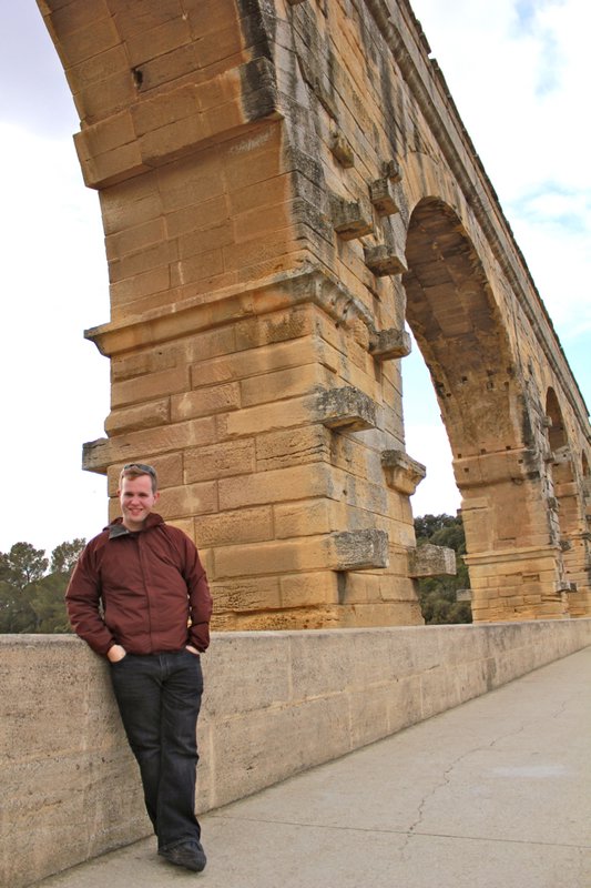 Standing in the Shadow of Pont du Gard