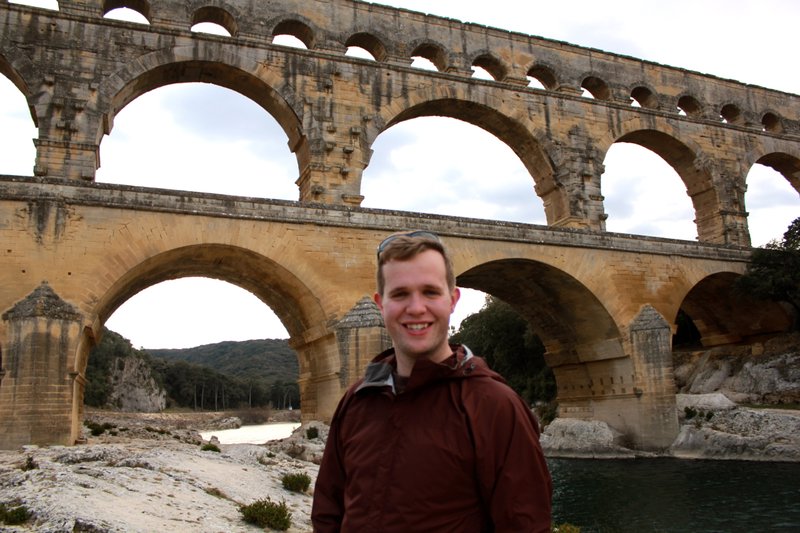 Pont du Gard from the River Bed