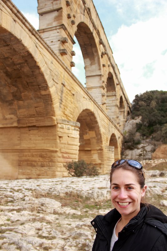 Pont du Gard from the River Bed