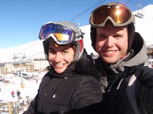 A wonderful day of skiing in the sunshine!