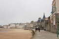 St. Malo boardwalk and harbour