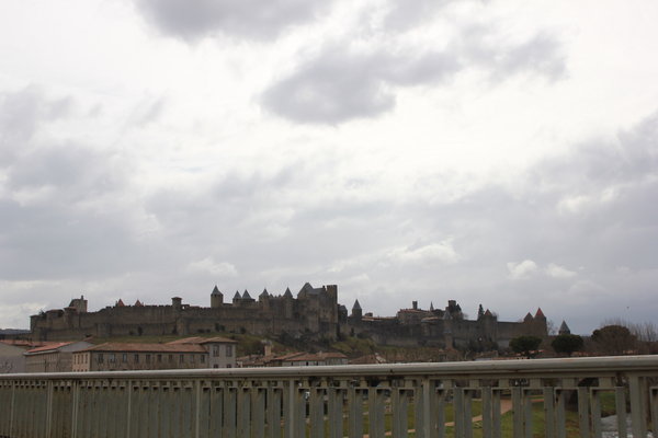 The fortified city from a distance