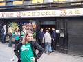 Entering the second stop on our pub crawl