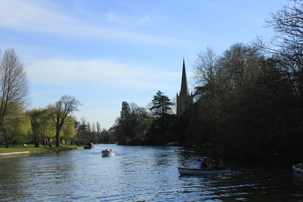 The River Avon in the opposite direction