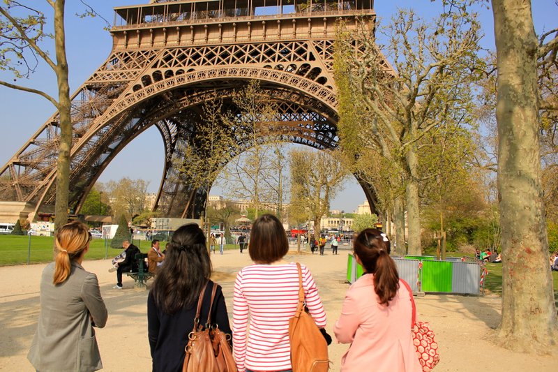 Visiting the Eiffel Tower