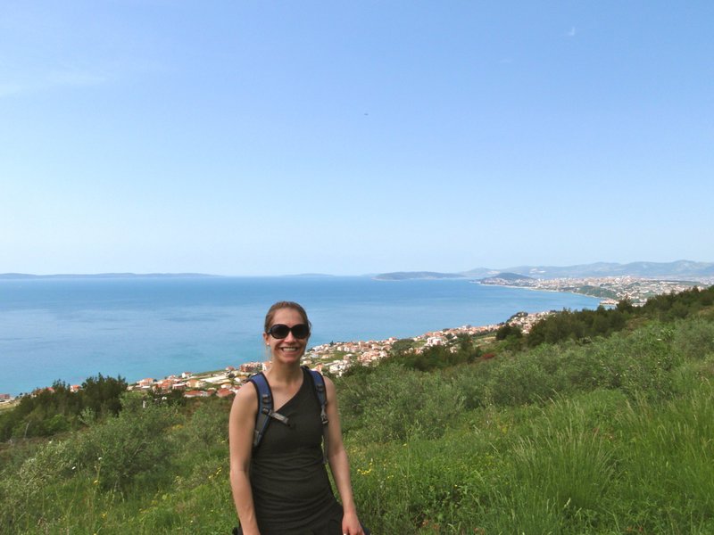Elysia hiking through the Croatian Wilderness