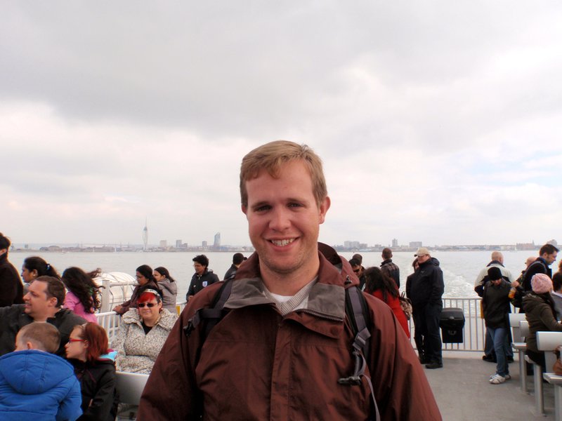 On the Catamaran Ferry From Portsmouth to Ryde, Isle of Wight