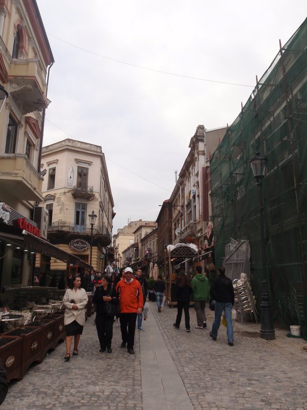 Walking around in the historic centre