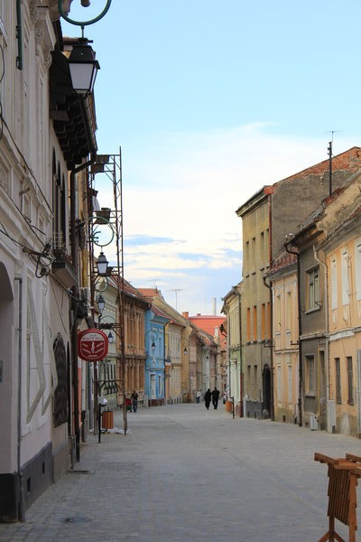 A pretty street in Brasov