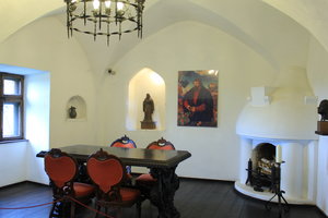 The finishings in the Bran Castle are much more simple