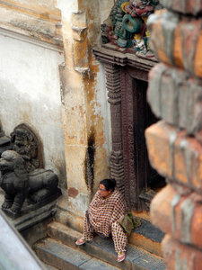 A Nepali at the Temple