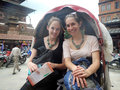 Katie and I on the Rickshaw