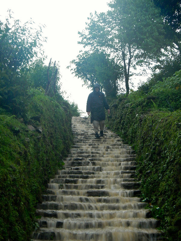 The same Steps in Ghandruk