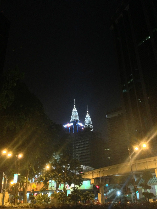 The Petronas Towers from a Distance