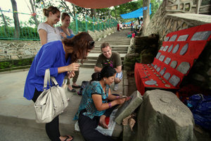 Visiting Durga Lama at Swayambunath (The Monkey Temple)