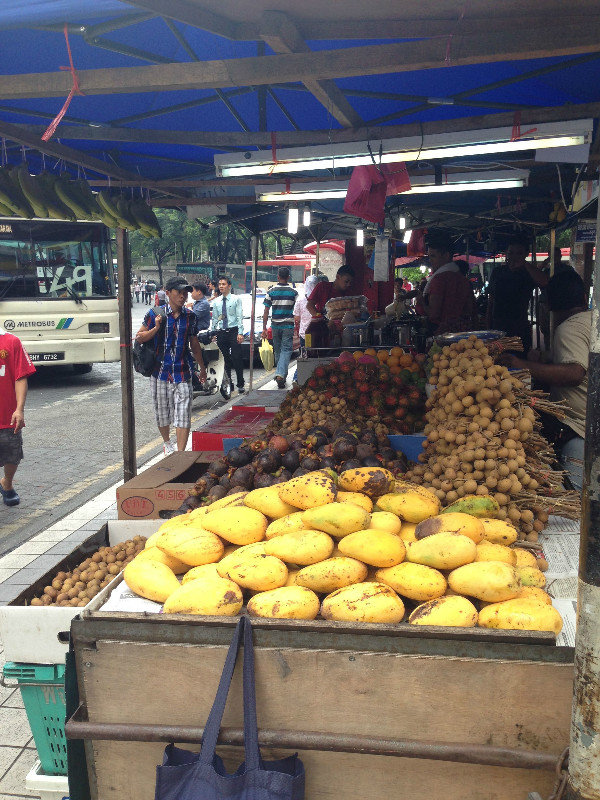 Exotic Fruit Stands on KL's Streets