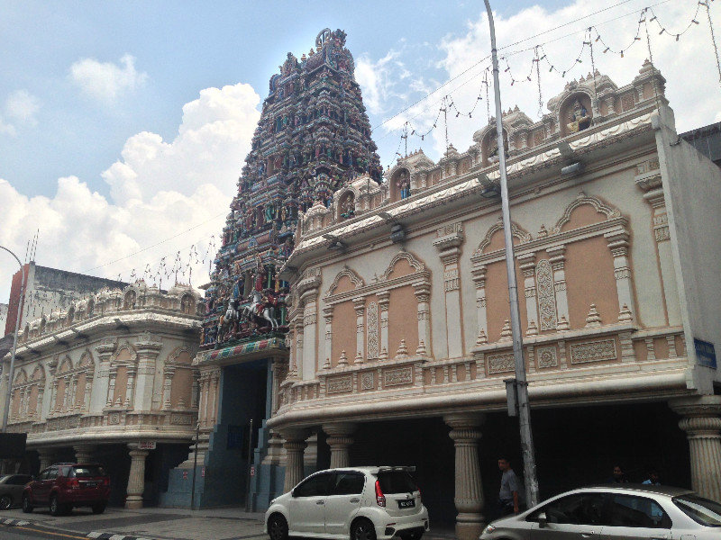A Hindu Temple on the Street