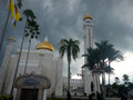 The Dark Clouds Are Moving In Over The Mosque