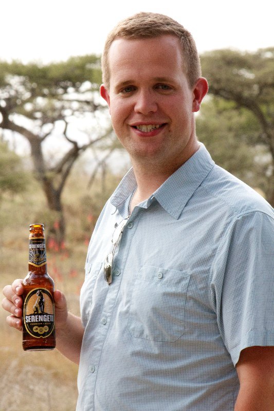 Drinking Serengeti at the Serengeti