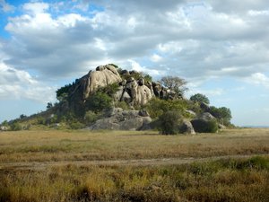 Pride Rock in the Serengeti