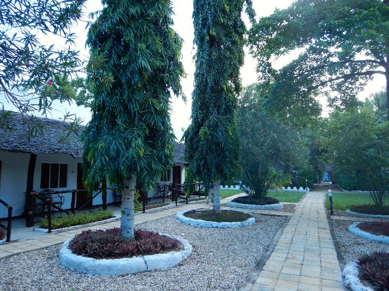The grounds of the hotel