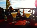 Mango margaritas by the ocean- what a life!