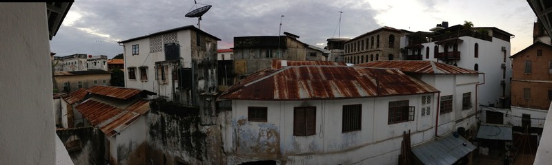 View from the restaurant in Stone Town