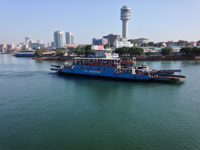 This is the ferry we took in the morning on the day we went to Zanzibar.