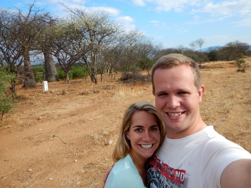 This was at our stop to admire the baobab  trees
