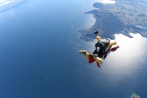 Free falling Over Taupo