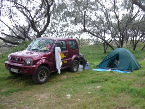 Our little campsite