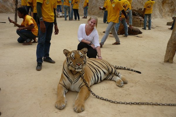 Kim at Tiger Temple