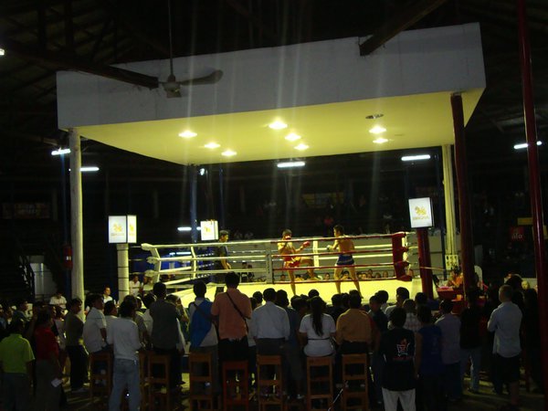 Muay Thai boxing ring