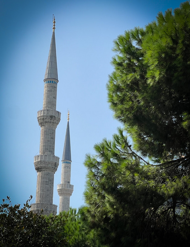 Minarette of the Blue Mosque
