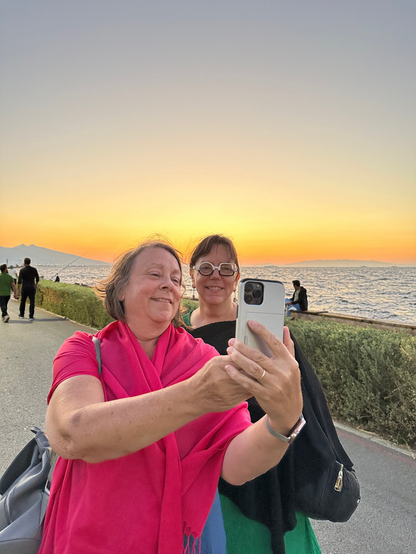 Selfies at sunset