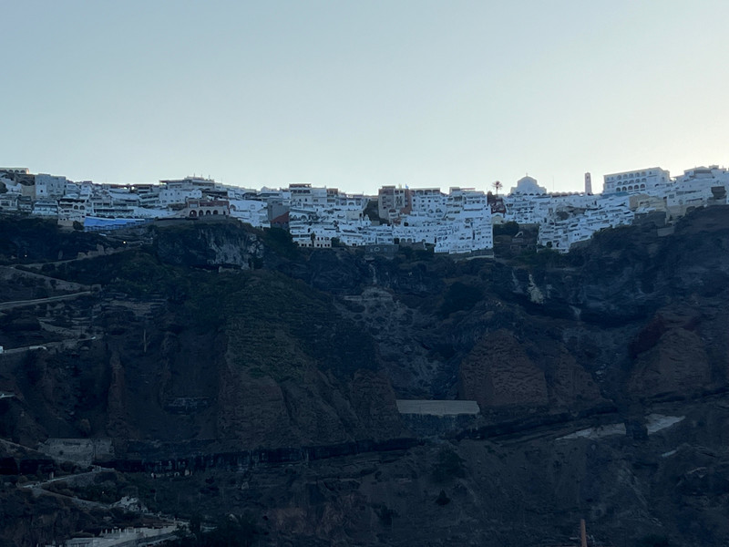 Thira on the cliff top