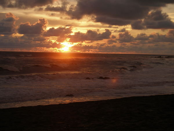 Sunset over the Beach