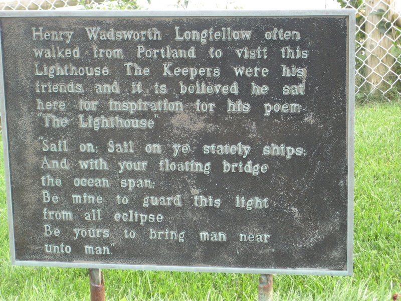 Henry Wadsworth Longfellow Poem "The Lighthouse".