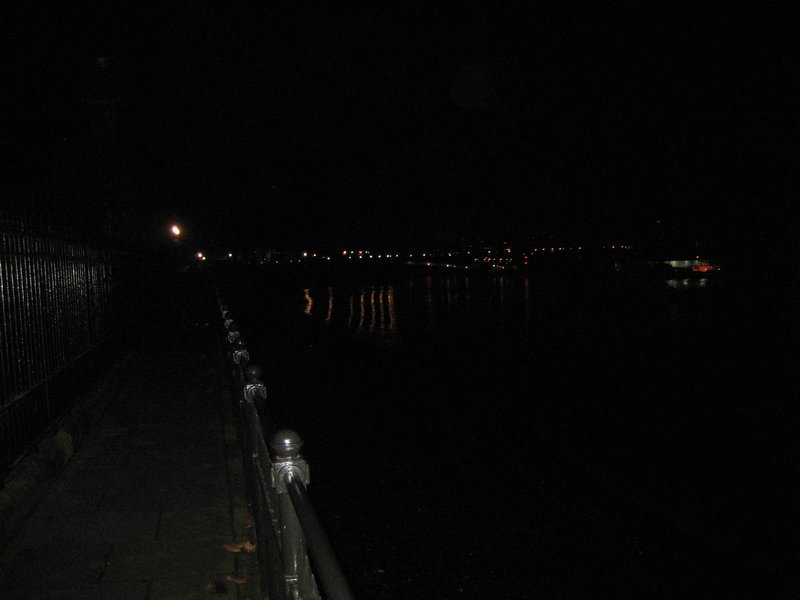 Night Walk Along the Thames