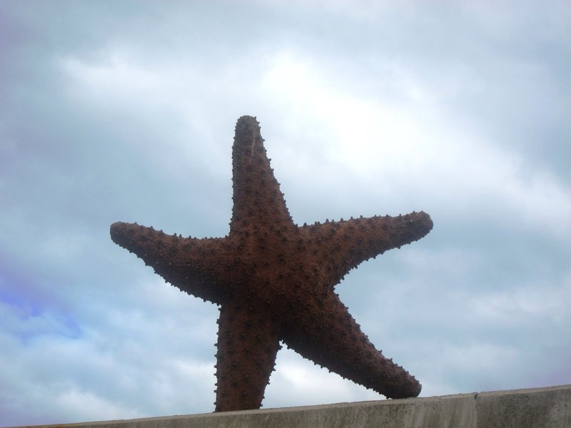 A Sculpture at the Port in Clogerhead