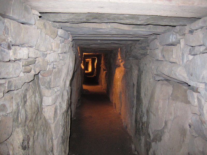 The Eastern Passageway Inside The Great Mound at Knowth