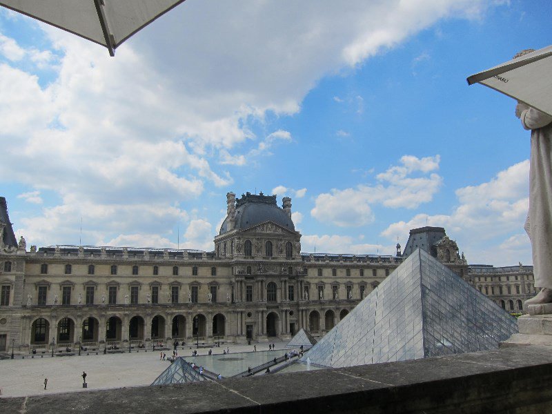 Overlooking the Louvre
