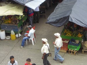 typical paisa men in the market