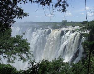 Part Of Vic Falls From The Zambian Side