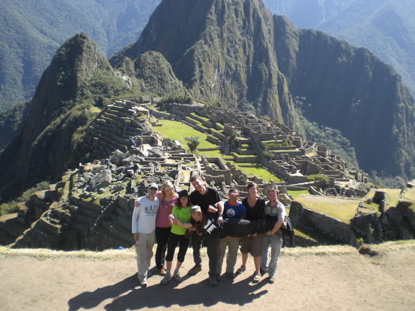 The gang at Machu Pichu