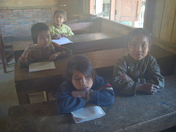 School Kids in the mountains