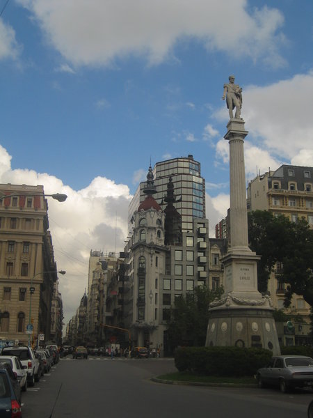 One of many monuments in Buenos Aires